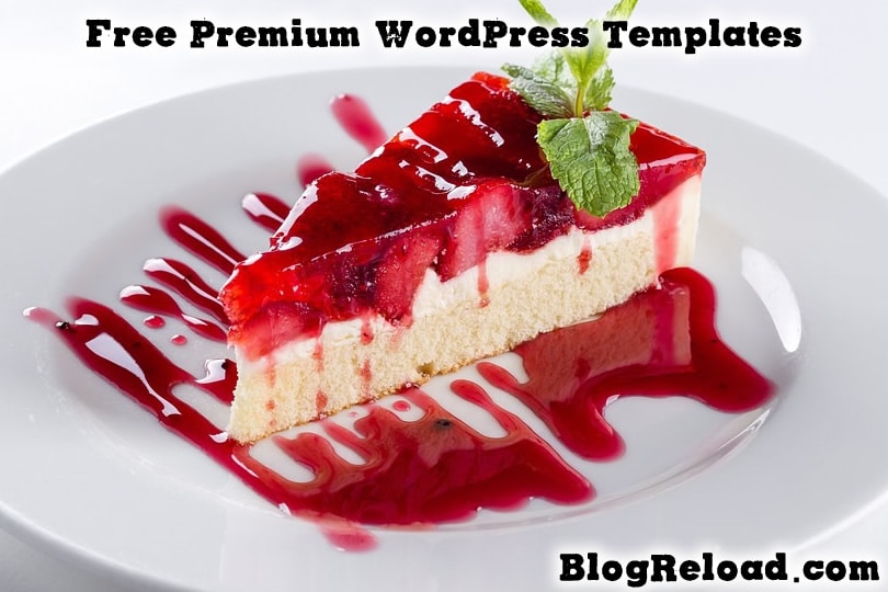 Free food premium wordpress template